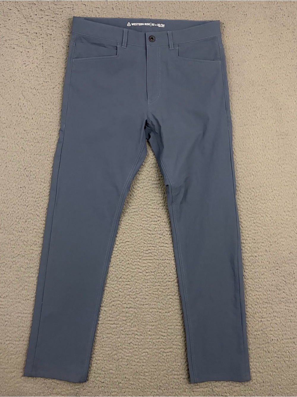 Western Rise Evolution Pant Men's 32x32 Stretch Performance Pants - Slate Blue